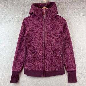 Lululemon Scuba Hoodie Jacket III Size 6 Posey Red Grape Bordeaux Drama Rose